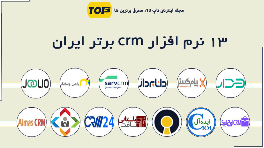 بهترین نرم افزار crm - تاپ 13